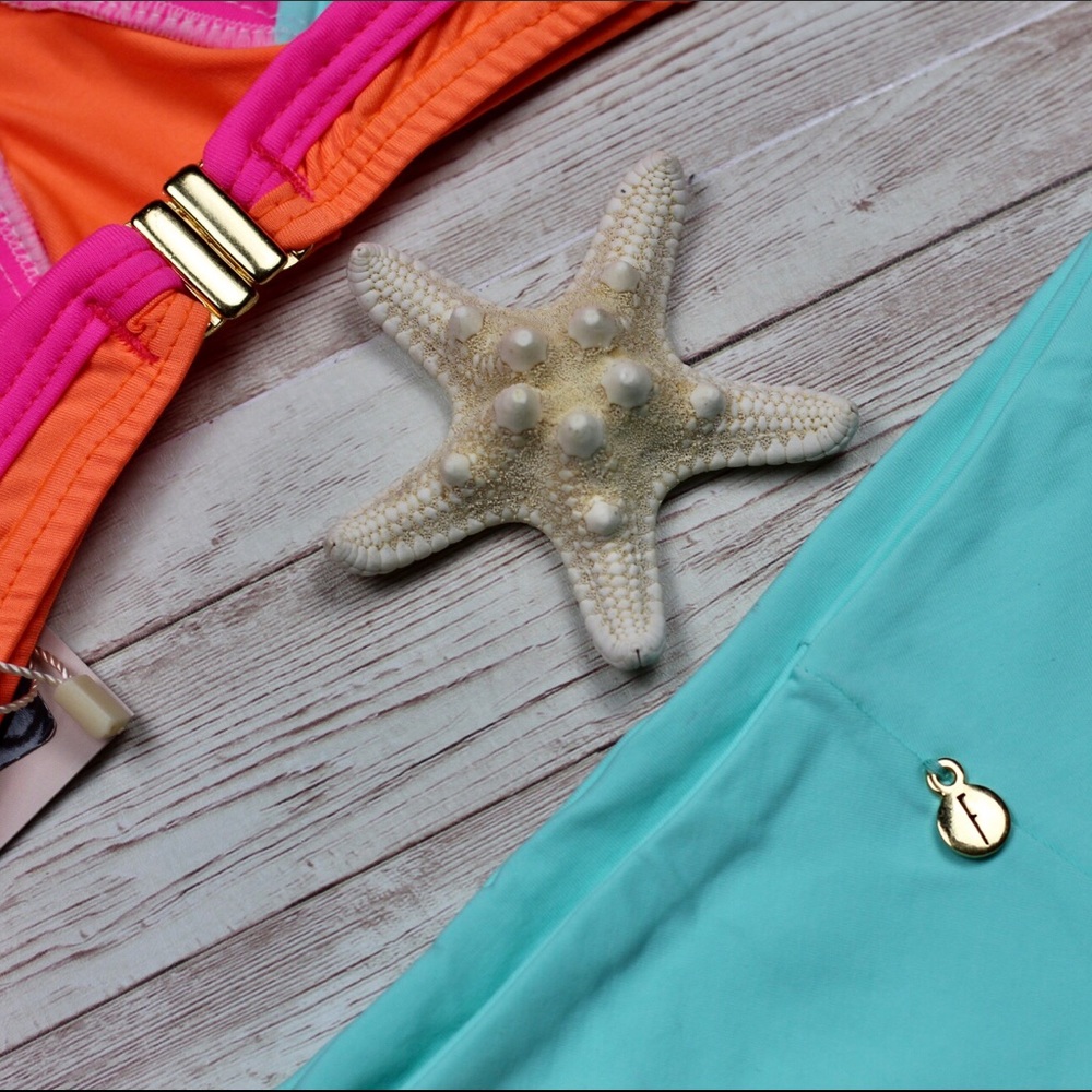 High quality Brazilian bikini set Neon top bottom - Picture 7 of 14